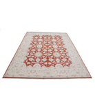 Ziegler 6'4'' X 9'0'' Hand-Knotted Wool Rug 6'4'' x 9'0'' (190 X 270) / Red / Ivory