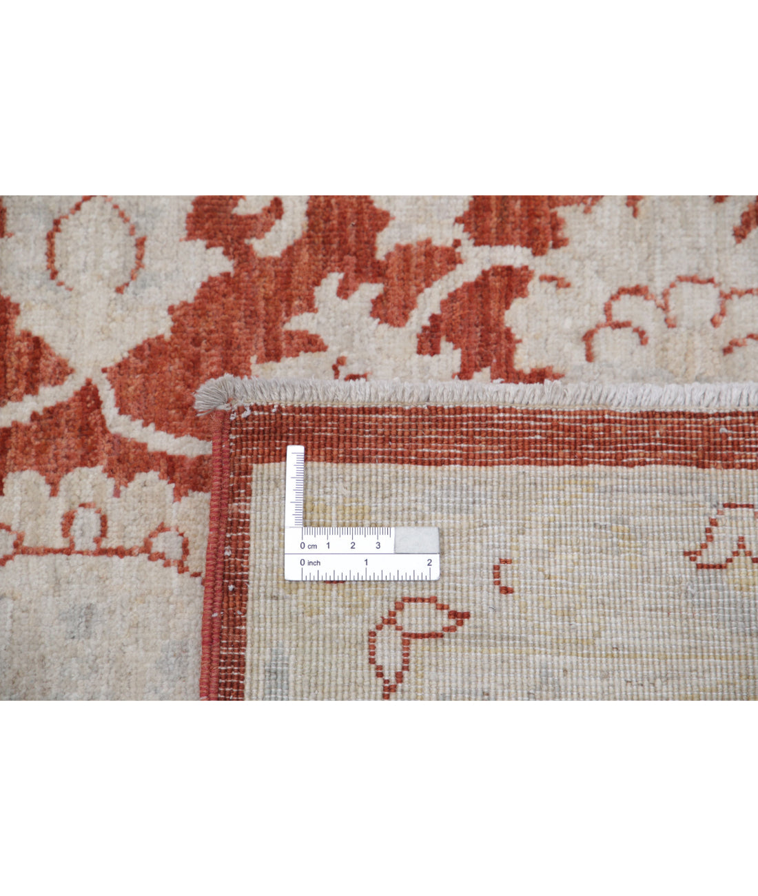 Ziegler 6'4'' X 9'0'' Hand-Knotted Wool Rug 6'4'' x 9'0'' (190 X 270) / Red / Ivory