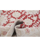 Ziegler 5'11'' X 8'8'' Hand-Knotted Wool Rug 5'11'' x 8'8'' (178 X 260) / Red / Ivory