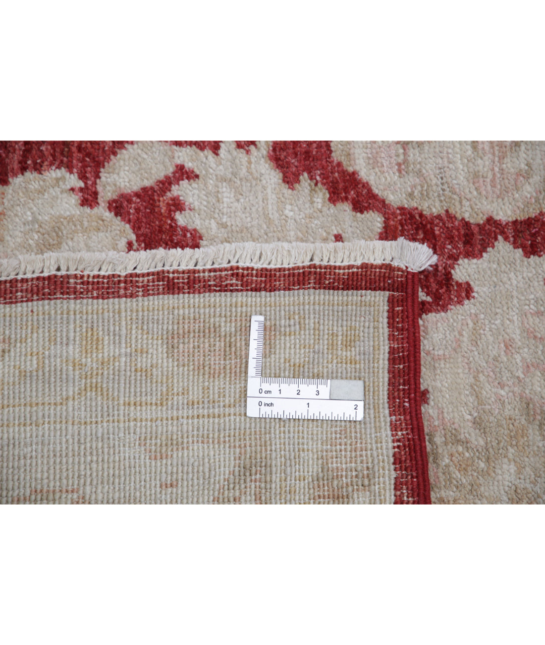 Ziegler 5'11'' X 8'8'' Hand-Knotted Wool Rug 5'11'' x 8'8'' (178 X 260) / Red / Ivory