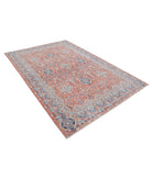 Ziegler 5'11'' X 8'10'' Hand-Knotted Wool Rug 5'11'' x 8'10'' (178 X 265) / Peach / Grey