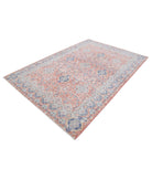 Ziegler 5'11'' X 8'10'' Hand-Knotted Wool Rug 5'11'' x 8'10'' (178 X 265) / Peach / Grey