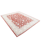 Ziegler 7'11'' X 9'8'' Hand-Knotted Wool Rug 7'11'' x 9'8'' (238 X 290) / Red / Ivory