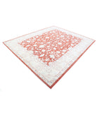 Ziegler 7'11'' X 9'8'' Hand-Knotted Wool Rug 7'11'' x 9'8'' (238 X 290) / Red / Ivory