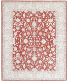 Ziegler 7'11'' X 9'8'' Hand-Knotted Wool Rug 7'11'' x 9'8'' (238 X 290) / Red / Ivory