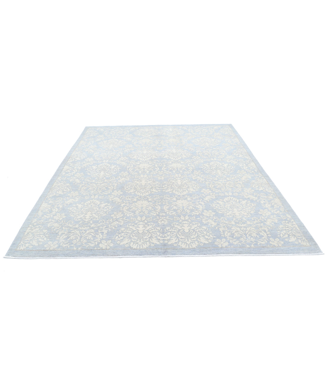 Artemix 8'2'' X 9'8'' Hand-Knotted Wool Rug 8'2'' x 9'8'' (245 X 290) / Grey / Ivory