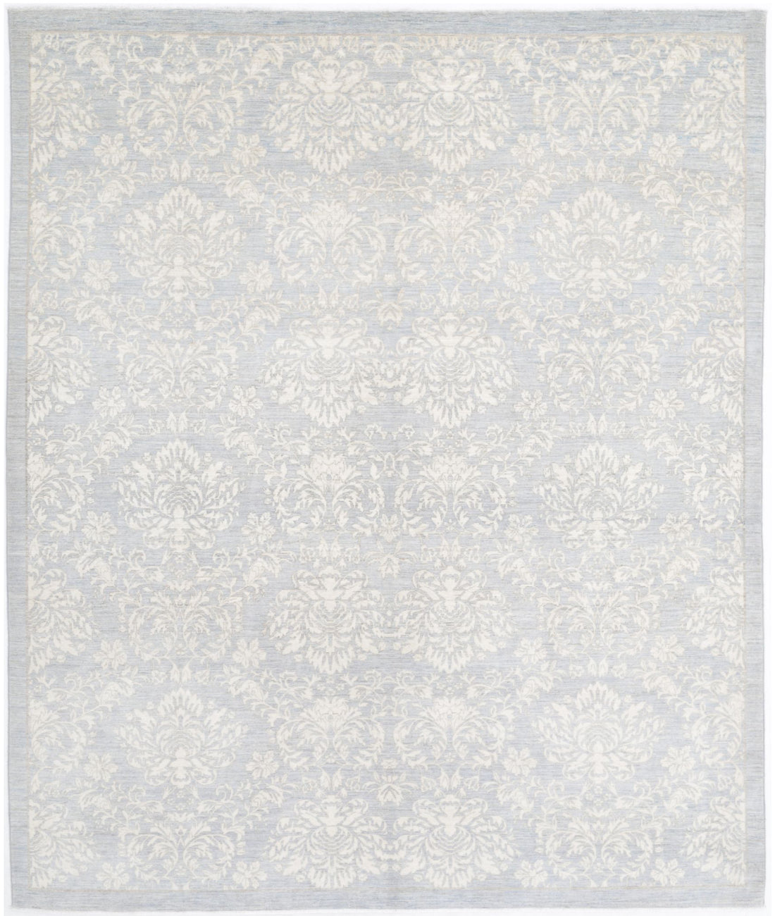 Artemix 8'2'' X 9'8'' Hand-Knotted Wool Rug 8'2'' x 9'8'' (245 X 290) / Grey / Ivory