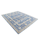 Ziegler 7'10'' X 9'9'' Hand-Knotted Wool Rug 7'10'' x 9'9'' (235 X 293) / Blue / Ivory