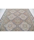 Ziegler 8'1'' X 9'8'' Hand-Knotted Wool Rug 8'1'' x 9'8'' (243 X 290) / Grey / Ivory