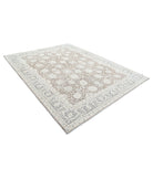 Ziegler 7'9'' X 10'0'' Hand-Knotted Wool Rug 7'9'' x 10'0'' (233 X 300) / Taupe / Grey