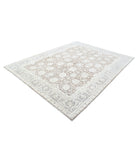 Ziegler 7'9'' X 10'0'' Hand-Knotted Wool Rug 7'9'' x 10'0'' (233 X 300) / Taupe / Grey