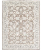 Ziegler 7'9'' X 10'0'' Hand-Knotted Wool Rug 7'9'' x 10'0'' (233 X 300) / Taupe / Grey