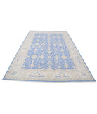 Ziegler 6'7'' X 9'6'' Hand-Knotted Wool Rug 6'7'' x 9'6'' (198 X 285) / Blue / Ivory