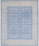 Ziegler 7'7'' X 9'3'' Hand-Knotted Wool Rug 7'7'' x 9'3'' (228 X 278) / Blue / Blue