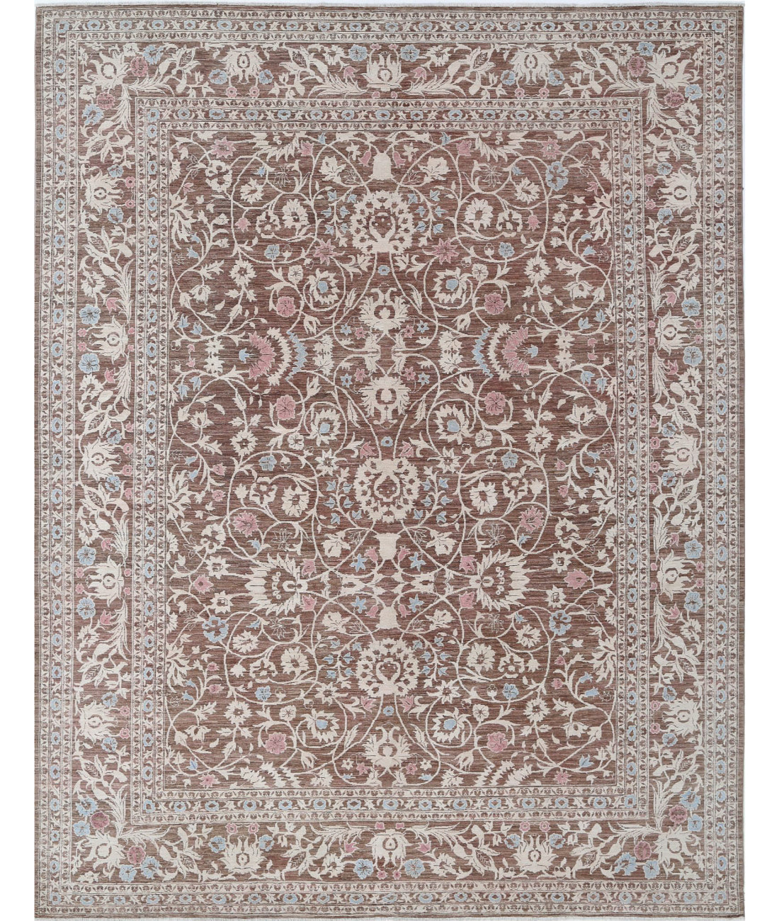 Ziegler 9'1'' X 11'9'' Hand-Knotted Wool Rug 9'1'' x 11'9'' (273 X 353) / Brown / Brown