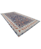Ziegler 9'6'' X 18'8'' Hand-Knotted Wool Rug 9'6'' x 18'8'' (285 X 560) / Blue / Blue