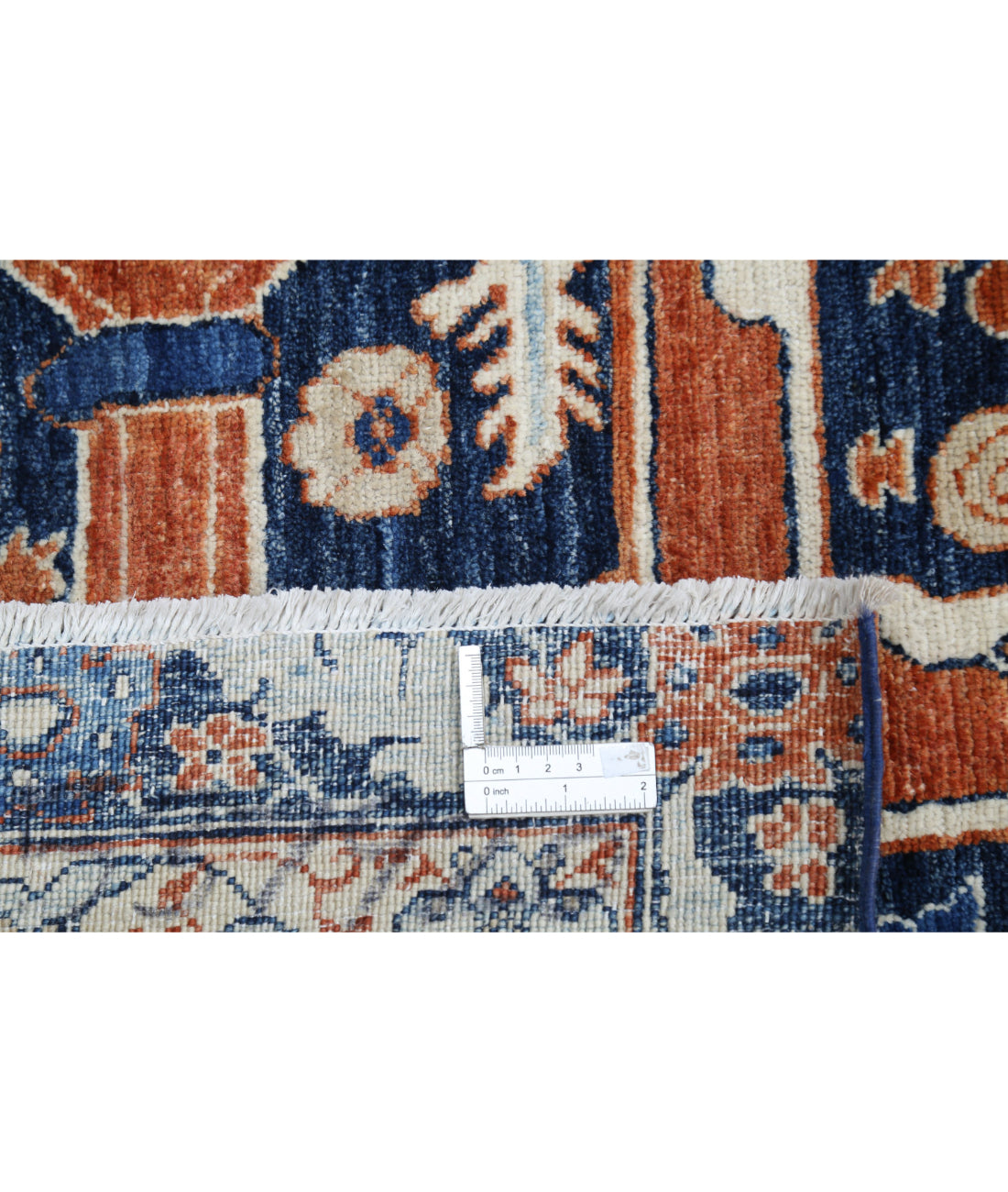 Ziegler 9'6'' X 18'8'' Hand-Knotted Wool Rug 9'6'' x 18'8'' (285 X 560) / Blue / Blue