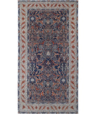 Ziegler 9'6'' X 18'8'' Hand-Knotted Wool Rug 9'6'' x 18'8'' (285 X 560) / Blue / Blue