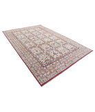 Bakhtiari 7'10'' X 11'5'' Hand-Knotted Wool Rug 7'10'' x 11'5'' (235 X 343) / Red / Ivory