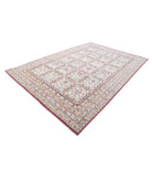 Bakhtiari 7'10'' X 11'5'' Hand-Knotted Wool Rug 7'10'' x 11'5'' (235 X 343) / Red / Ivory