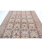 Bakhtiari 7'10'' X 11'5'' Hand-Knotted Wool Rug 7'10'' x 11'5'' (235 X 343) / Red / Ivory