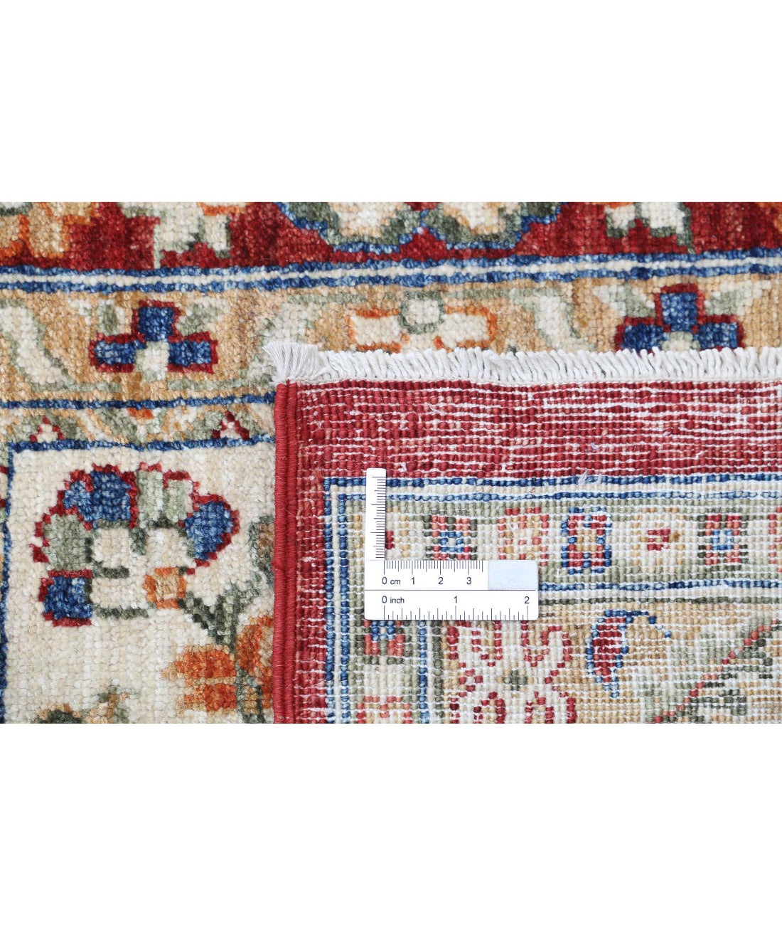 Bakhtiari 7'10'' X 11'5'' Hand-Knotted Wool Rug 7'10'' x 11'5'' (235 X 343) / Red / Ivory