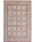 Bakhtiari 7'10'' X 11'5'' Hand-Knotted Wool Rug 7'10'' x 11'5'' (235 X 343) / Red / Ivory