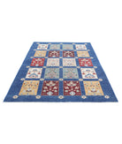 Bakhtiari 5'5'' X 7'7'' Hand-Knotted Wool Rug 5'5'' x 7'7'' (163 X 228) / Blue / Gold