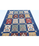 Bakhtiari 5'5'' X 7'7'' Hand-Knotted Wool Rug 5'5'' x 7'7'' (163 X 228) / Blue / Gold