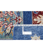 Bakhtiari 5'5'' X 7'7'' Hand-Knotted Wool Rug 5'5'' x 7'7'' (163 X 228) / Blue / Gold