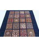 Bakhtiari 5'0'' X 6'0'' Hand-Knotted Wool Rug 5'0'' x 6'0'' (150 X 180) / Blue / Red