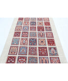 Bakhtiari 4'9'' X 6'9'' Hand-Knotted Wool Rug 4'9'' x 6'9'' (143 X 203) / Ivory / Red