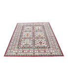 Bakhtiari 4'6'' X 6'4'' Hand-Knotted Wool Rug 4'6'' x 6'4'' (135 X 190) / Red / Ivory