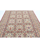 Bakhtiari 6'10'' X 9'7'' Hand-Knotted Wool Rug 6'10'' x 9'7'' (205 X 288) / Ivory / Red