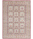 Bakhtiari 6'10'' X 9'7'' Hand-Knotted Wool Rug 6'10'' x 9'7'' (205 X 288) / Ivory / Red