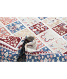 Bakhtiari 5'6'' X 7'7'' Hand-Knotted Wool Rug 5'6'' x 7'7'' (165 X 228) / Ivory / Blue