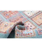 Bakhtiari 5'7'' X 7'9'' Hand-Knotted Wool Rug 5'7'' x 7'9'' (168 X 233) / Blue / Ivory