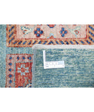 Bakhtiari 5'7'' X 7'9'' Hand-Knotted Wool Rug 5'7'' x 7'9'' (168 X 233) / Blue / Ivory