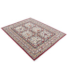 Bakhtiari 4'11'' X 6'1'' Hand-Knotted Wool Rug 4'11'' x 6'1'' (148 X 183) / Red / Ivory