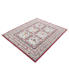 Bakhtiari 4'11'' X 6'1'' Hand-Knotted Wool Rug 4'11'' x 6'1'' (148 X 183) / Red / Ivory