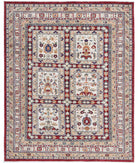 Bakhtiari 4'11'' X 6'1'' Hand-Knotted Wool Rug 4'11'' x 6'1'' (148 X 183) / Red / Ivory