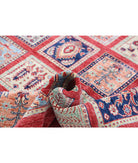 Bakhtiari 5'4'' X 8'0'' Hand-Knotted Wool Rug 5'4'' x 8'0'' (160 X 240) / Red / Blue