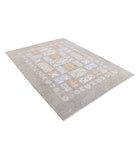 Bakhtiari 5'8'' X 7'4'' Hand-Knotted Wool Rug 5'8'' x 7'4'' (170 X 220) / Brown / Blue