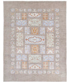 Bakhtiari 5'8'' X 7'4'' Hand-Knotted Wool Rug 5'8'' x 7'4'' (170 X 220) / Brown / Blue