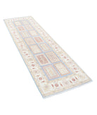 Bakhtiari 2'7'' X 8'3'' Hand-Knotted Wool Rug 2'7'' x 8'3'' (78 X 248) / Blue / Ivory