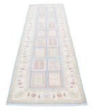 Bakhtiari 2'8'' X 9'10'' Hand-Knotted Wool Rug 2'8'' x 9'10'' (80 X 295) / Blue / Ivory