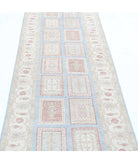 Bakhtiari 2'9'' X 10'0'' Hand-Knotted Wool Rug 2'9'' x 10'0'' (83 X 300) / Blue / Ivory