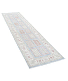 Bakhtiari 2'9'' X 10'3'' Hand-Knotted Wool Rug 2'9'' x 10'3'' (83 X 308) / Blue / Ivory