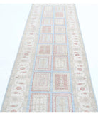 Bakhtiari 2'9'' X 10'3'' Hand-Knotted Wool Rug 2'9'' x 10'3'' (83 X 308) / Blue / Ivory