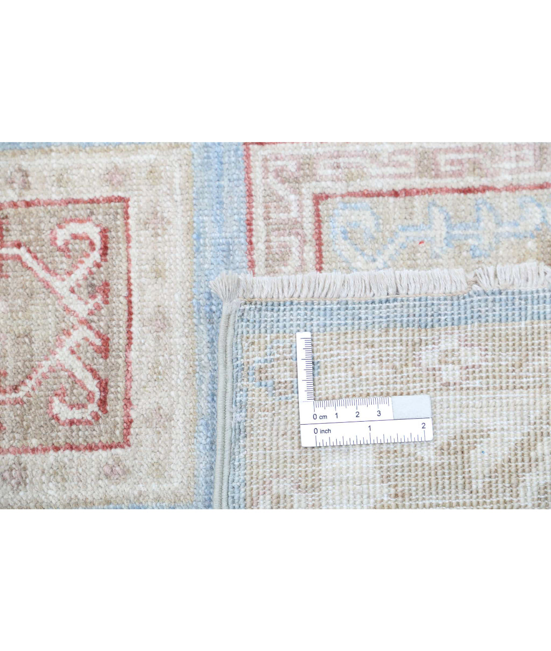 Bakhtiari 2'9'' X 10'3'' Hand-Knotted Wool Rug 2'9'' x 10'3'' (83 X 308) / Blue / Ivory